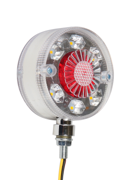 Универсальный двойной задний фонарь 12В светодиодный LED (боковой фонарь, стоп/поворот)