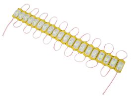 Лента светодиодная 24В модульная (10 шт) Желтая