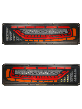 Светодиодные задние фонари для прицепов 12-24В (комплект левый/правый)
