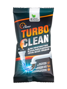 Средство для прочистки канализационных труб (щелочное) пакет 70 гр Clean&Green CG8083 Средство для прочистки канализационных труб (щелочное) пакет 70 гр Clean&Green CG8083