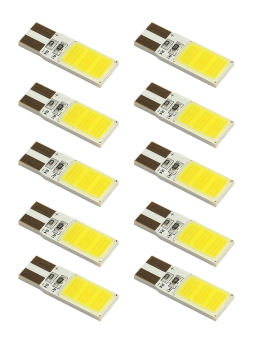 Лампа светодиодная автомобильная C027-10 T10 белый (W2.1x9.5d) COB 3W (10 шт.) Лампа светодиодная автомобильная C027-10 T10 белый (W2.1x9.5d) COB 3W (10 шт.)