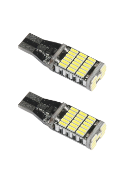 Лампа светодиодная 12-24В T151 T10 белый (W2.1x9.5d) CANBUS 45SMD 4014 W16W (коробка 2 шт.) Лампа светодиодная 12-24В T151 T10 белый (W2.1x9.5d) CANBUS 45SMD 4014 W16W (коробка 2 шт.)