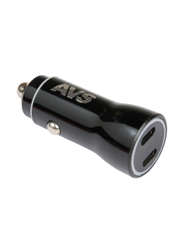 USB автомобильное зарядное устройство AVS 2 порта UC-740 (PD Type C 40W) USB автомобильное зарядное устройство AVS 2 порта UC-740 (PD Type C 40W)