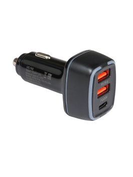 Автомобильное зарядное устройство с 3 портами USB AVS UC-742 (USB QC 3.0 PD Type C ) Автомобильное зарядное устройство с 3 портами USB AVS UC-742 (USB QC 3.0 PD Type C )