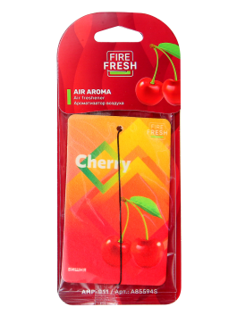 Ароматизатор автомобильный подвесной Cherry/Вишня AVS AIR AROMA бумажный Ароматизатор автомобильный подвесной Cherry/Вишня AVS AIR AROMA бумажный