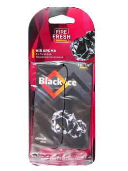Ароматизатор автомобильный подвесной Black ice/ Черный лёд AVS AIR AROMA бумажный Ароматизатор автомобильный подвесной Black ice/ Черный лёд AVS AIR AROMA бумажный