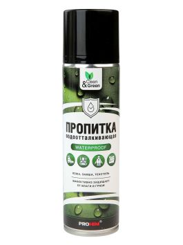 Пропитка водоотталкивающая для кожи и текстиля (аэрозоль) Clean&Green CG8093 (335 мл) Пропитка водоотталкивающая для кожи и текстиля (аэрозоль) Clean&Green CG8093 (335 мл)