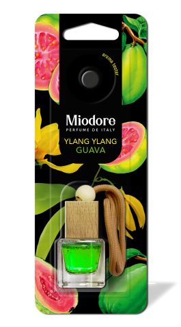 Ароматизатор воздуха автомобильный MIODORE флакон с крышкой YLANG YLANG-GUAVA (ИЛАНГ-ИЛАНГ И ГУАВА) Ароматизатор воздуха автомобильный MIODORE флакон с крышкой YLANG YLANG-GUAVA (ИЛАНГ-ИЛАНГ И ГУАВА)