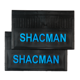 Брызговики задние грузовые SHACMAN (LUX) синяя надпись 600*370 Брызговики задние грузовые SHACMAN (LUX) синяя надпись 600*370