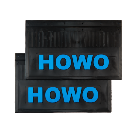 Брызговики задние грузовые HOWO (LUX) синяя надпись 600*370 Брызговики задние грузовые HOWO (LUX) синяя надпись 600*370