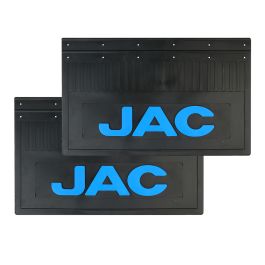 Брызговики задние грузовые JAC (LUX) синяя надпись 600*370 Брызговики задние грузовые JAC (LUX) синяя надпись 600*370