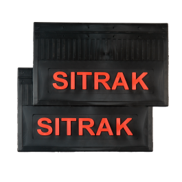 Брызговики задние грузовые SITRAK (LUX) красная надпись 600*370 Брызговики задние грузовые SITRAK (LUX) красная надпись 600*370