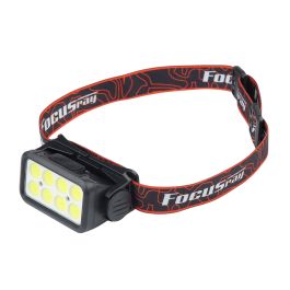 Фонарь светодиодный налобный FOCUSray 1301 с аккумулятором 18650 1200 мАч 3,7В, 8 диодов COB 3W, с индикатором заряда и сенсором Фонарь светодиодный налобный FOCUSray 1301 с аккумулятором 18650 1200 мАч 3,7В, 8 диодов COB 3W, с индикатором заряда и сенсором