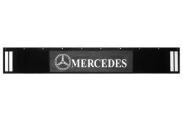 Брызговик задний длинный Mercedes для грузовиков и прицепов (тиснение, краска) 2400*353 Брызговик задний длинный Mercedes для грузовиков и прицепов (тиснение, краска) 2400*353