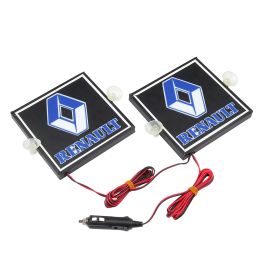 Табличка светодиодная в салон Renault 12В, 150х150мм