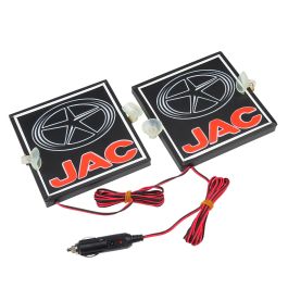 Светящаяся табличка в кабину JAC 24В, 150х150мм Светящаяся табличка в кабину JAC 24В, 150х150мм