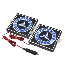 Табличка светодиодная MERCEDES 24В 150х150мм Табличка светодиодная MERCEDES 24В 150х150мм