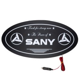Светящаяся табличка в Спальник грузовика SANY 24В, 600х300мм Светящаяся табличка в Спальник грузовика SANY 24В, 600х300мм