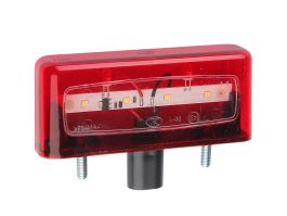 Фонарь подсветки номера машины 12-24В 1033.3717-01 светодиодный (6 LED) Красный Фонарь подсветки номера машины 12-24В 1033.3717-01 светодиодный (6 LED) Красный