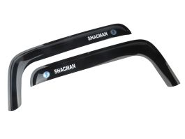 Дефлекторы окон SHACMAN X6000 накладные (короткий угол) Черные Дефлекторы окон SHACMAN X6000 накладные (короткий угол) Черные