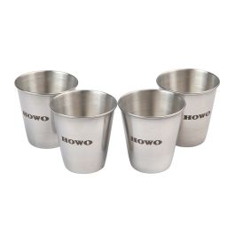 Рюмки в чехле HOWO набор 4 шт. Рюмки в чехле HOWO набор 4 шт.