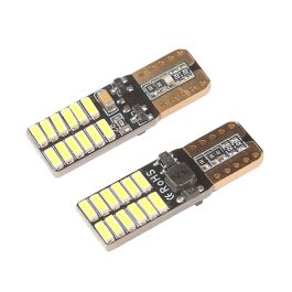 Лампа светодиодная W5W (T10) 24SMD (4014) 12v,CAN BUS WHITE в габар подсветку номера и двери (2 шт) Лампа светодиодная W5W (T10) 24SMD (4014) 12v,CAN BUS WHITE в габар подсветку номера и двери (2 шт)