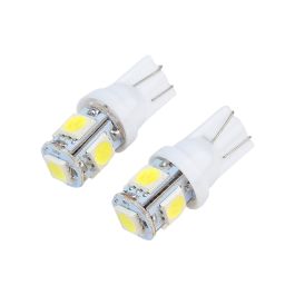 Лампа светодиодная W5W (T10) 5SMD (5050) 12 v,WHITE в габариты, подсветку номера и дверей (2 шт.)