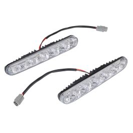 Ходовые огни для авто DRL-HP-L6 (металлический корпус) 6 диодов Ходовые огни для авто DRL-HP-L6 (металлический корпус) 6 диодов