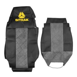 Чехол- сиденья SITRAK (эко кожа алькантара) серый