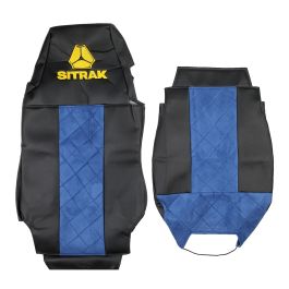 Чехол- сиденья SITRAK (эко кожа алькантара) синий