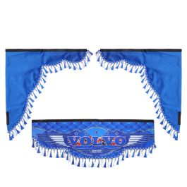 Ламбрекен лобового стекла с боковыми шторками VOLVO синий Ламбрекен лобового стекла с боковыми шторками VOLVO синий