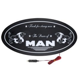 Светящаяся табличка в Спальник MAN 12В 600х300 мм