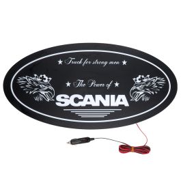 Светящаяся табличка в Спальник SCANIA (грифон) 12В 600х300 мм