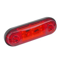 Габарит светодиодный 9 диодов красный 12-24V
