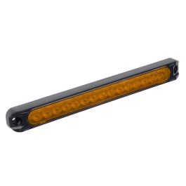 Габарит маркерный 15LED 12-24V желтый