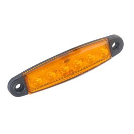 Габарит 6 LED 12-24V желтый
