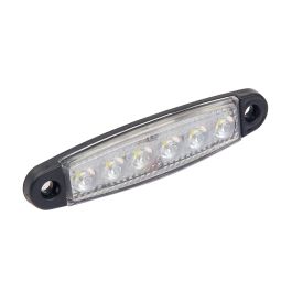 Габарит 6 LED 12-24V белый Габарит 6 LED 12-24V белый