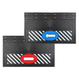 Брызговики задние 600х350мм Стрелка / Кирпич (резина)