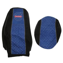 Чехол премиум (alicanta alicanta), VOLVO 12 (2002-2013) V12; черная синяя Чехол премиум (alicanta alicanta), VOLVO 12 (2002-2013) V12; черная синяя