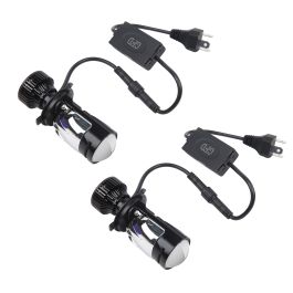 Светодиодные автомобильные лампы с линзой H4, 150W, 12-18V (2шт.) Светодиодные автомобильные лампы с линзой H4, 150W, 12-18V (2шт.)