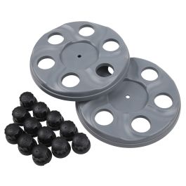 Набор черный колпачок и серый колпак 27 мм Набор черный колпачок и серый колпак 27 мм