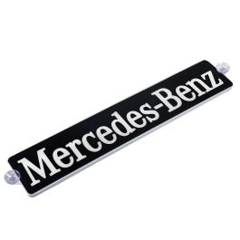 Табличка светящаяся диодная Mercedes-Benz 24В в прикуриватель (10х50 см) Табличка светящаяся диодная Mercedes-Benz 24В в прикуриватель (10х50 см)