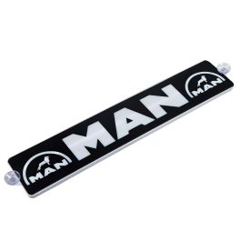 Табличка светящаяся диодная MAN 24В в прикуриватель (10х50 см) Табличка светящаяся диодная MAN 24В в прикуриватель (10х50 см)