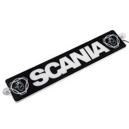 Табличка светящаяся диодная Scania 24В в прикуриватель (10х50 см) Табличка светящаяся диодная Scania 24В в прикуриватель (10х50 см)