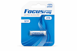 Батарейка FOCUSRAY ULTRA ALKALINE 27A BL1 12V