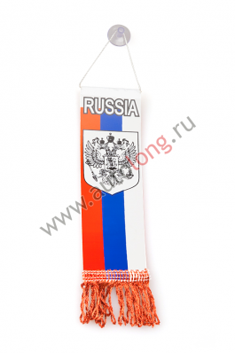 Вымпел пластиковый RUSSIA (упаковка 10 шт.) Вымпел пластиковый RUSSIA (упаковка 10 шт.)