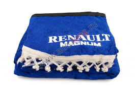 Шторы комплект RENAULT MAGNUM Синие (шторы на лобовое и спальник, ламбрекен на лобовое и спальник) Шторы комплект RENAULT MAGNUM Синие (шторы на лобовое и спальник, ламбрекен на лобовое и спальник)