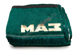 Шторы комплект MAZ EURO Зеленые (шторы на лобовое и спальник, ламбрекен на лобовое и спальник)
