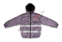 Куртка мужская утепленная (с логотипом MERCEDES/ светоотражающая) 2XL
