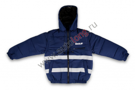 Куртка мужская утепленная (с логотипом DAF / светоотражающая) 2XL Куртка мужская утепленная (с логотипом DAF / светоотражающая) 2XL
